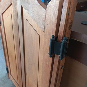 Puerta Vaivén de Madera Natural 90x128 cm - imagen 3