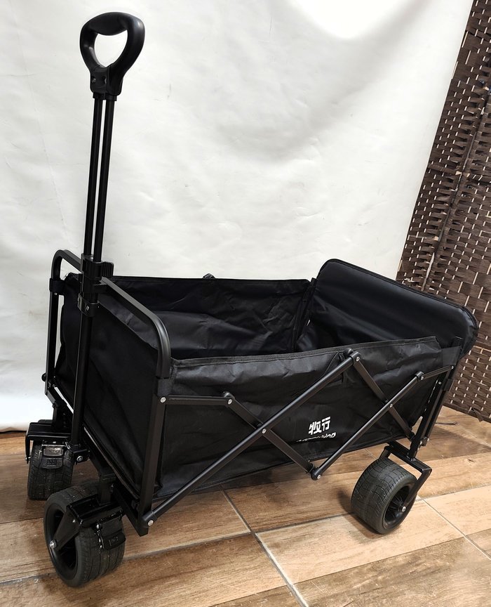 Carro multifuncional plegable con ruedas reforzadas y trasera revatible - imagen 3