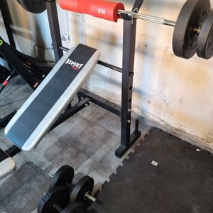 Gimnasio Multifunción Completo con Pesas y Barra - imagen 2