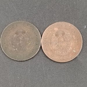 Dos Monedas Antiguas de Colección - imagen 1