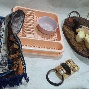 Canasta, Escurridor y Tapiz con Figuras - imagen 2