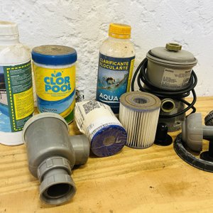 Lote #064 – Bomba de piscinas y cloro para piscina - imagen 2