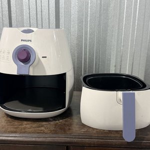 Freidora de Aire Philips Blanca con Detalles Lila - imagen 8