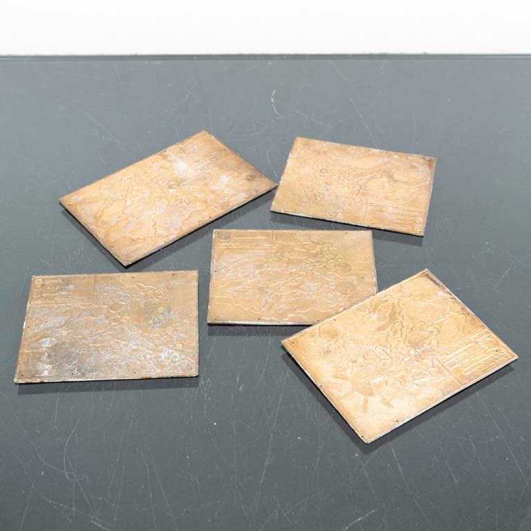 Lote anterior: Placas de imprenta de madera y metal