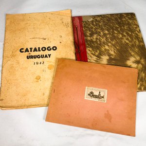Dos Álbumes de Sellos Mundiales y Catálogo de Uruguay 1942 - imagen 2