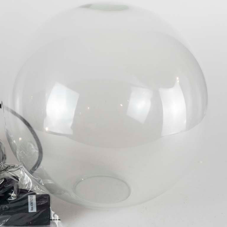 Globo de vidrio transparente de 29cm - imagen 2