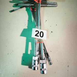 Juego de 5 Llaves "T" con Dados Métricos - imagen 3