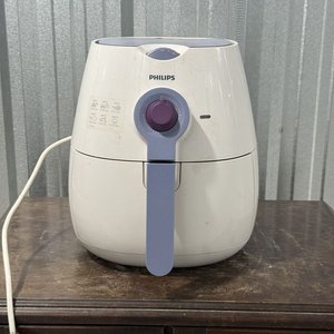 Freidora de Aire Philips Blanca con Detalles Lila - imagen 1