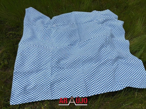 Manteles Cuadrillé Azul y Blanco