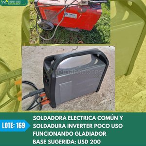 Lote siguiente: Soldadora Eléctrica Común y Soldadora Glaciar Poco Uso