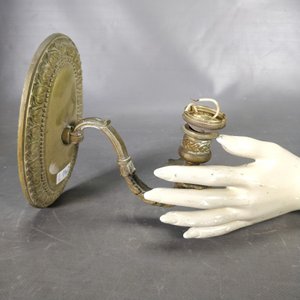 Par de Apliques de Bronce Macizo Estilo Clásico - imagen 5