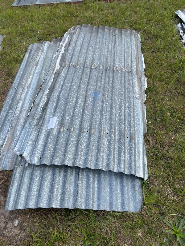 Lote de 5 Chapas Metálicas Onduladas