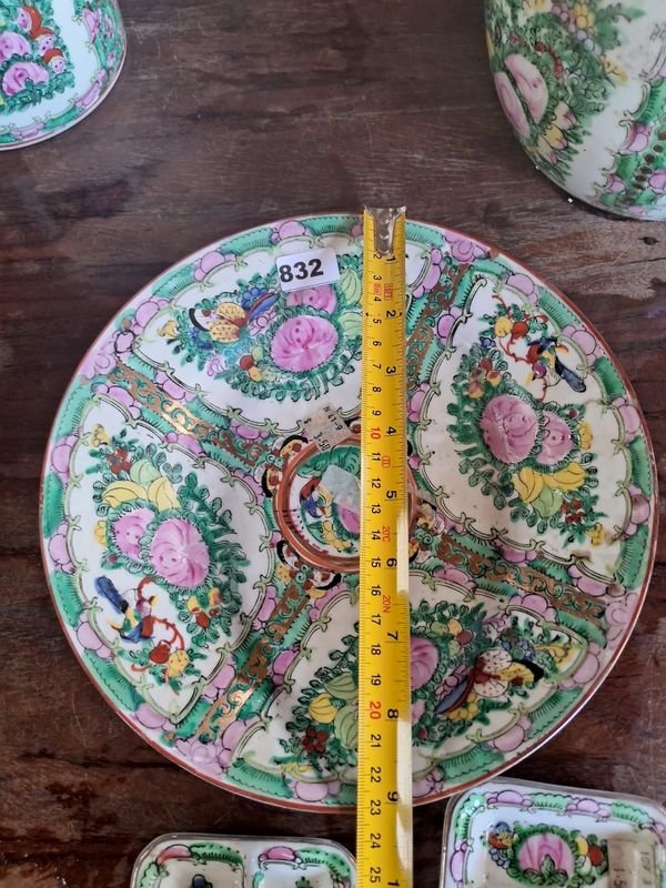 Juego de porcelana china con diseño floral - imagen 3