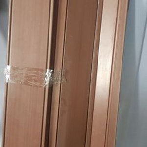 Puerta Plegable Marrón de PVC - imagen 3