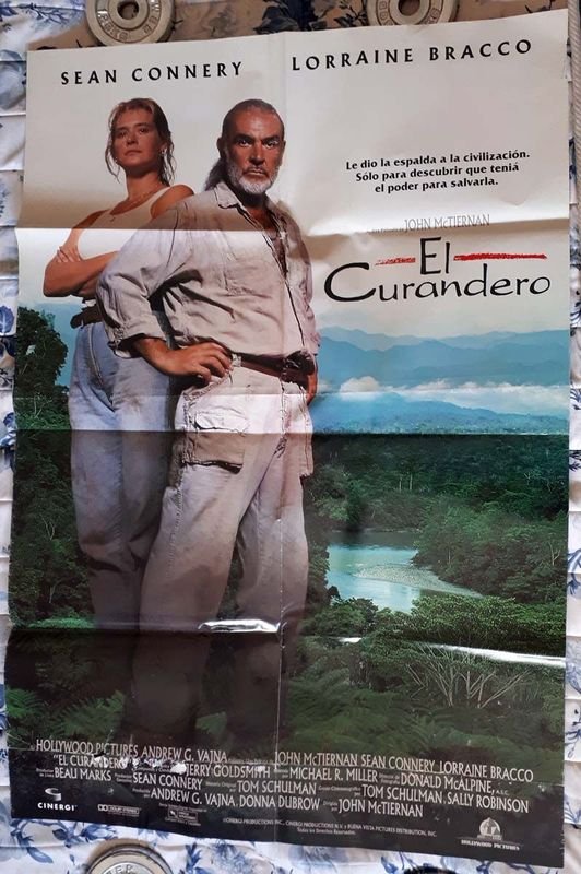 Poster Original "El Curandero" (Medicine Man) con Sean Connery - 1992