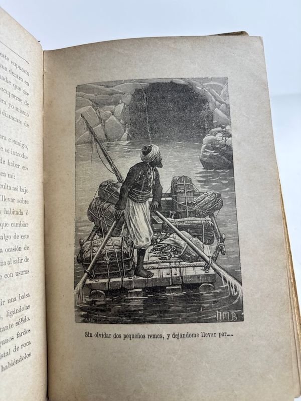 Libro de viajes antiguos con ilustraciones en Madrid - imagen 4