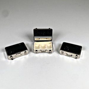 Tres Pastilleros Vintage Estilo Maletín con Compartimentos - imagen 2