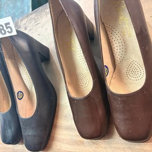 Lote de 5 pares de zapatos de cuero artesanales para dama - imagen 7