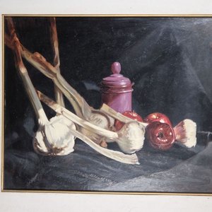 Óleo Naturaleza Muerta de Sergio Curto - imagen 2