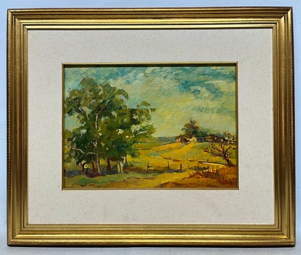Lote anterior: Pintura al óleo de Angeles Martinez - Paisaje