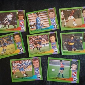 Lote de 8 Figuritas Fútbol 96 Cromy / Upper Deck Argentino - imagen 1
