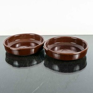 Set de 2 Cazuelas de Barro Marrón - imagen 1