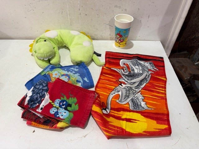 Set de Toallitas Infantiles con Diseño de Dinosaurio y Animales