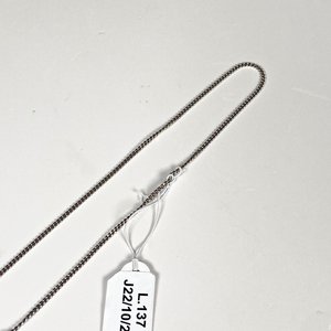 Cadena de Plata con Colgante de Piedra Lunar y Detalle de Avería - imagen 5