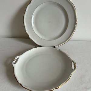 Dos Fuentes Grandes de Porcelana Alemana Bavaria Hutschenreuther - imagen 3