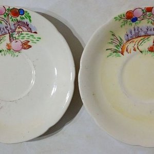 Platillo de Loza Japonesa "Ideal Iron Stone China" con Cerezos - Precio por Unidad - imagen 1