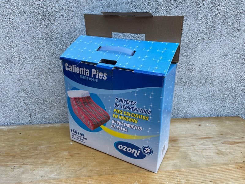 Calienta Pies Ozoni Eléctrico con 2 Niveles de Temperatura