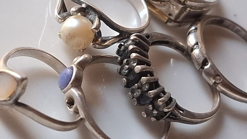 Lotes de anillos de plata y oro - imagen 5