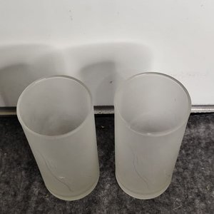 Set de 2 Vasos de Vidrio Esmerilado Coca-Cola - imagen 2