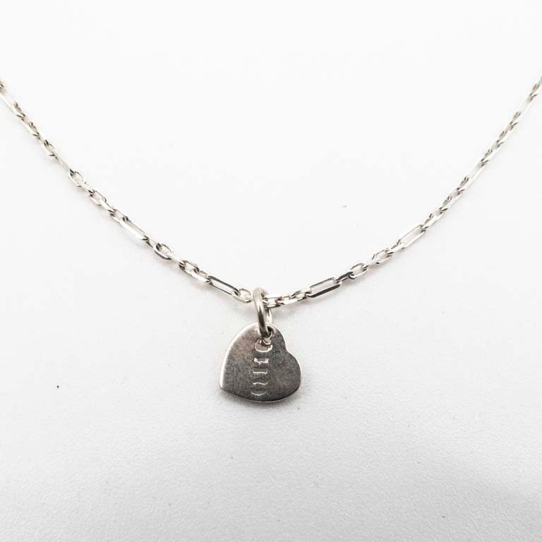 Cadena de Plata con Dije de Corazón