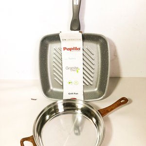 Set de Cocina: Plancha Grill y Sartén Papilla - imagen 2