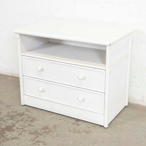 Lote anterior: Mueble Bajo Rodante Blanco con Cajones y Estante de Ratán