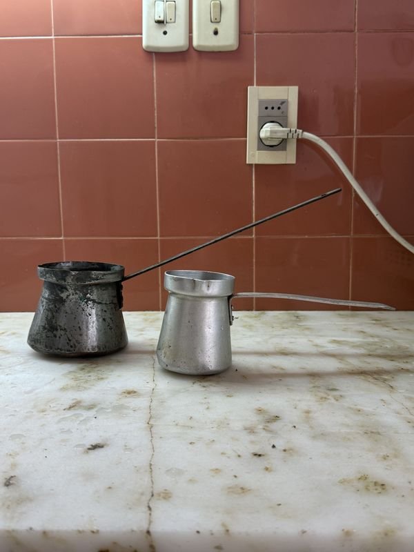 Cafeteras Turcas Cezve/Ibrik de Aluminio y Metal