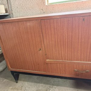 Trinchante de madera con cajón y puertas - imagen 5