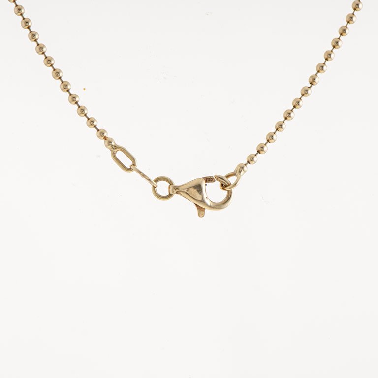 Cadena de oro 18k con bolitas - imagen 2