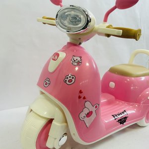 Triciclo Eléctrico Infantil Rosa Expert con Cargador - imagen 3