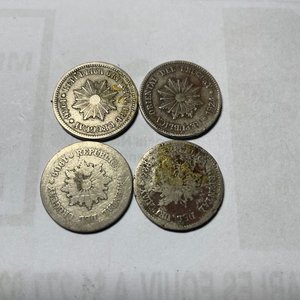 Lote siguiente: Monedas de 2 Centésimos Uruguayas de 1909, 1924 y 1936