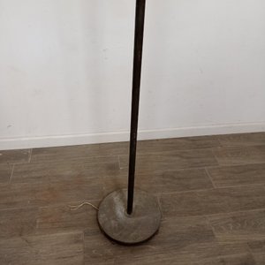 Lámpara de Pie Mid Century Bronce y Acrílico con Detalles a Reparar - imagen 3