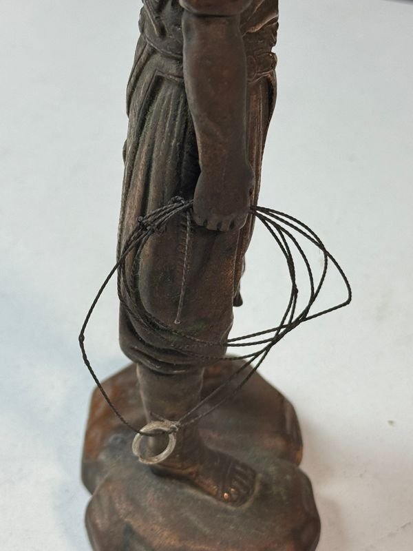 Figuras de gauchos en cobre, excelente condición - imagen 8