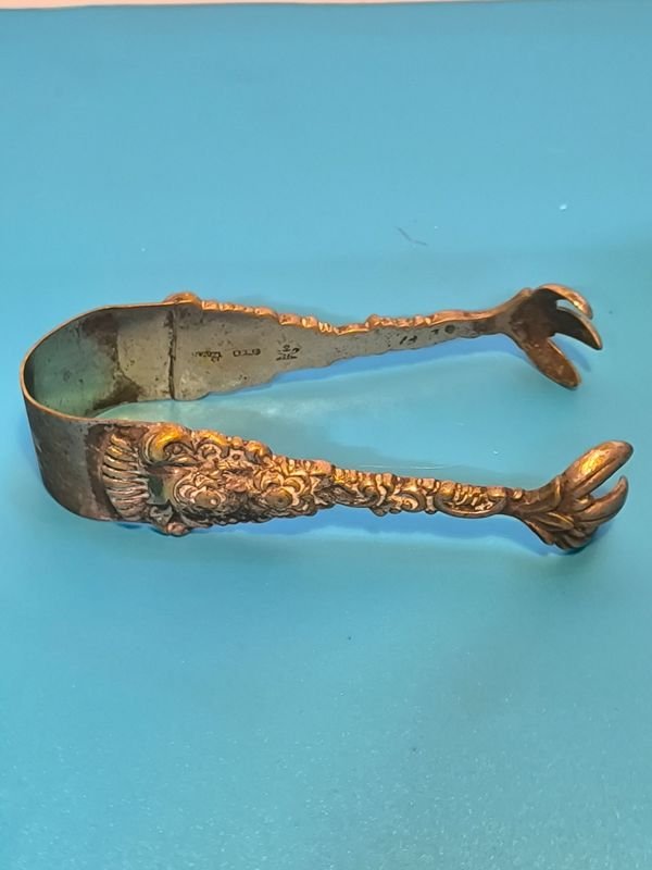Antigua Pinza De Azúcar O Hielo En Epns - Piezas de Arte y Coleccionismo - imagen 2