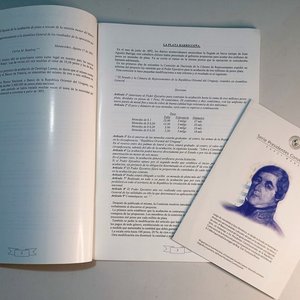 Libro "Barriga Caso - Beisso: Últimas Acuñaciones del Siglo XIX" con Monedas y Folleto del Banco Central del Uruguay - imagen 3