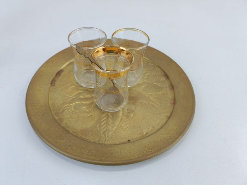 Adornos En Bronce Y Copitas En Vidrio - imagen 11