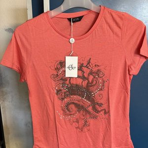 Lote de 9 Camisetas de Dama Rosadas y Azules - Talles S/M - imagen 1