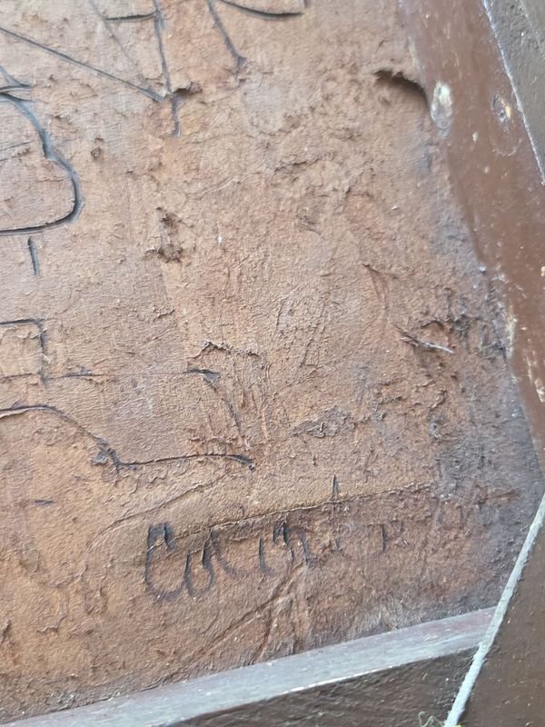 Grabado en cuero náutico firmado y fechado - imagen 5