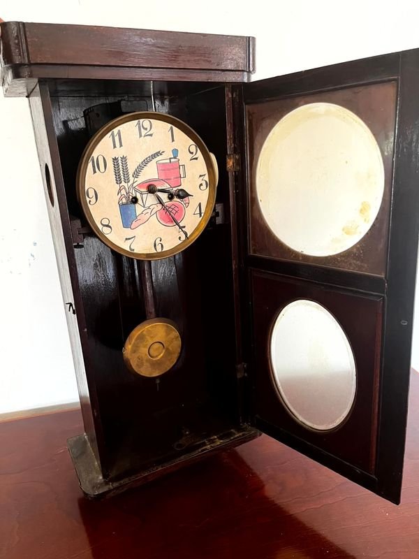 Reloj de Pared con Pendulo y Llave Original - imagen 2