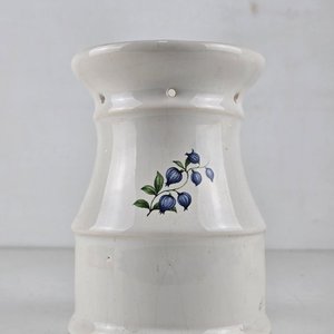 Tetera de Cerámica con Calentador y Flores Pintadas - imagen 7